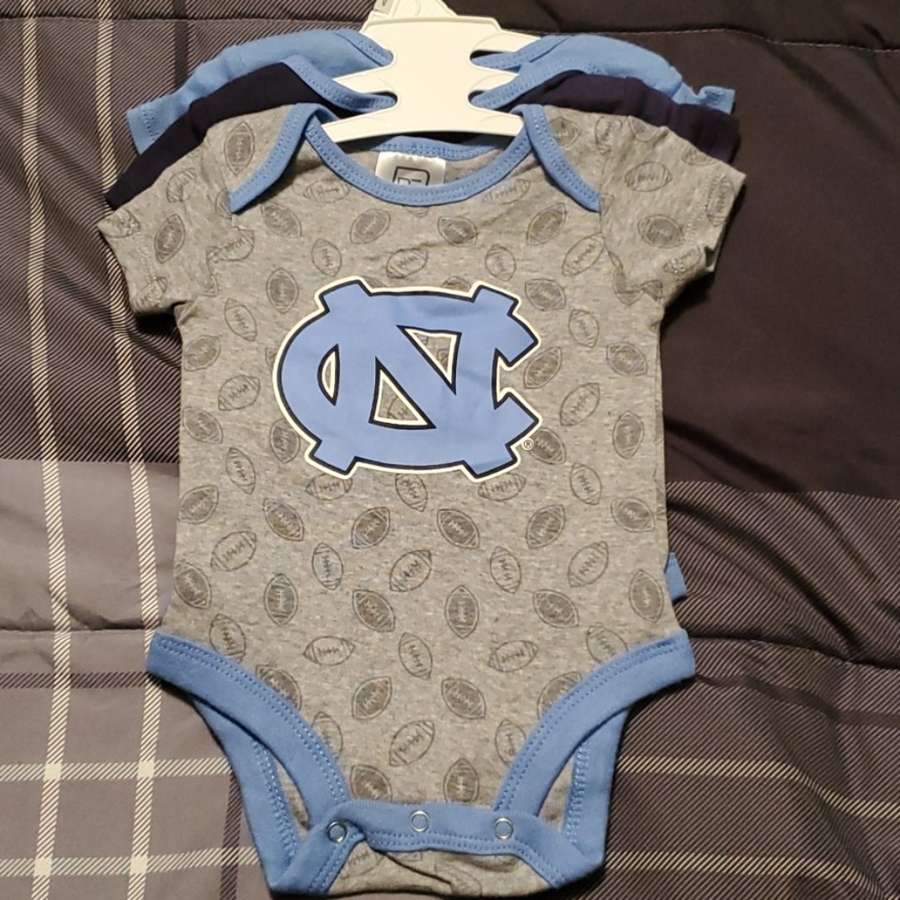 Caeolina Tarheels Onesies